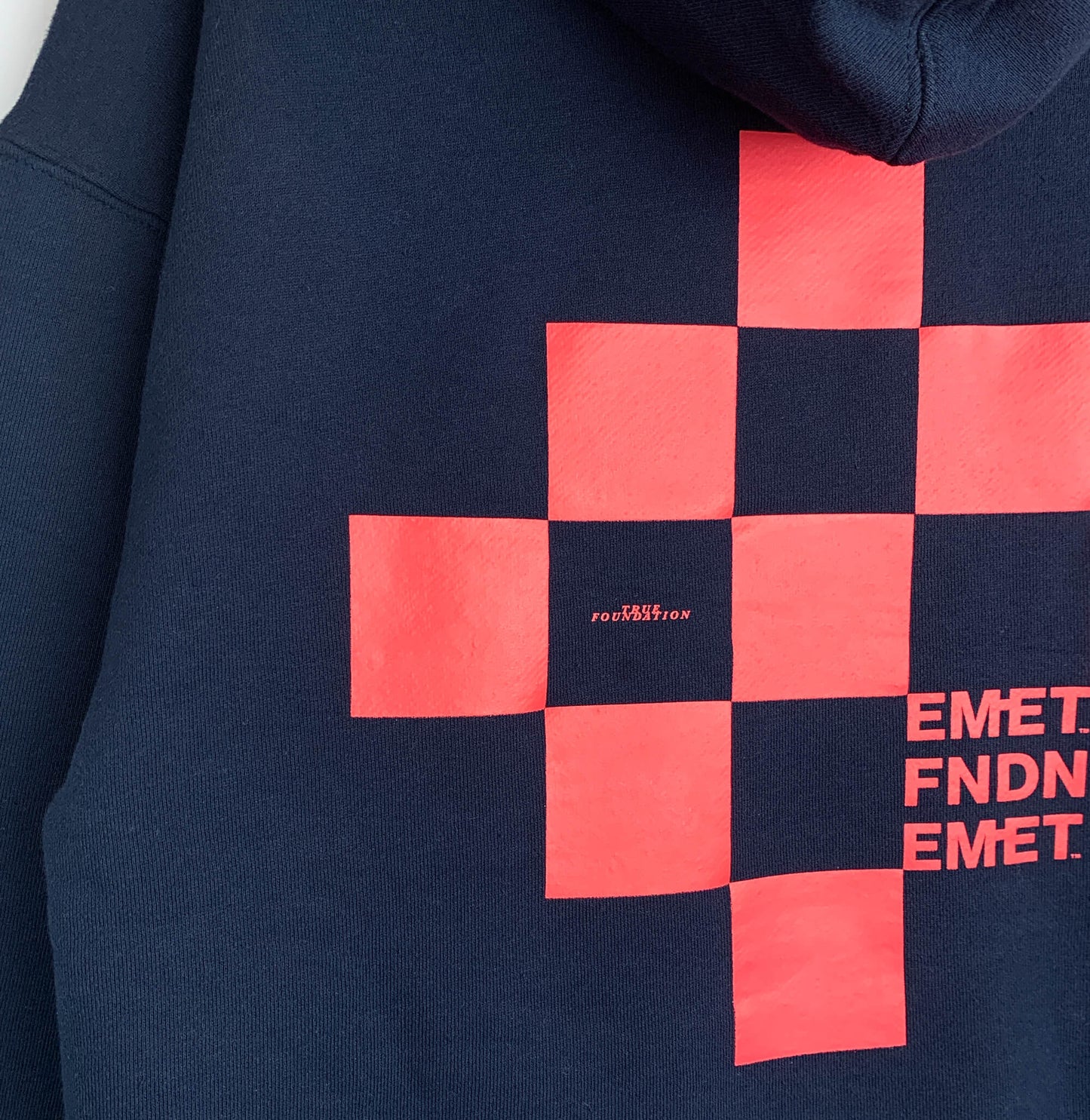 EMET Logo Navy Hoodie